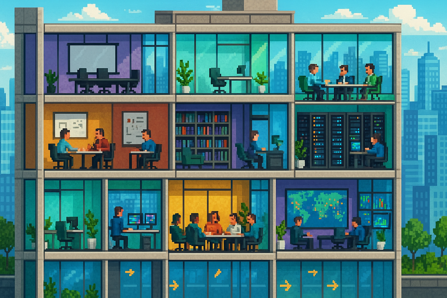 LLM Allocator office building